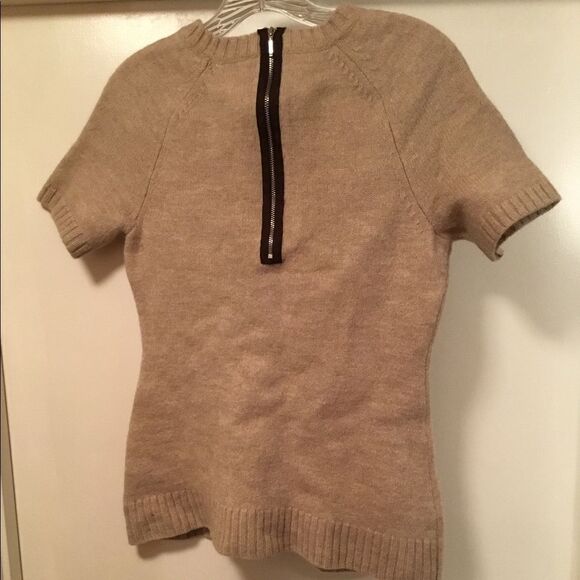 Marina Luna Wool Short Sleeve Sweater Size Medium - Picture 2 of 3